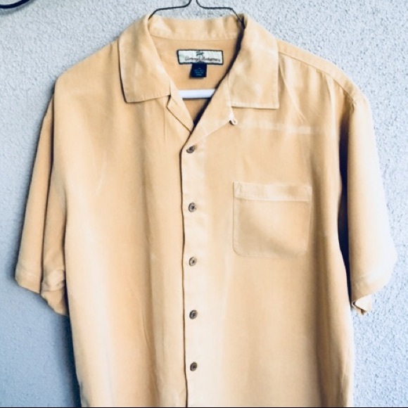 Tommy Bahama Silk Surf Shirt Medium - Picture 1 of 4